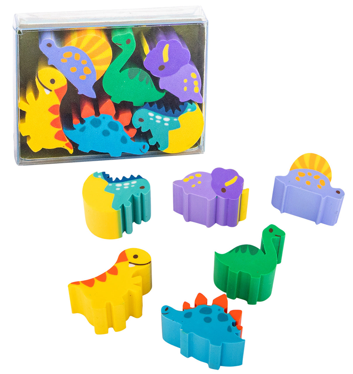 Trendhaus-Radierer-mini-Dino-6er-Set-959300-radiergummi-online-kaufen-lafueliki