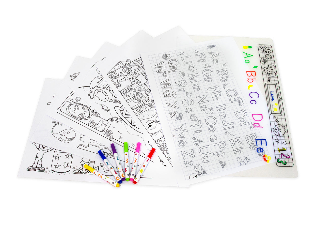 Trendhaus-Schreibtischunterlage-vorlage-lernen-953599-ABC-CHAMPIONS-lafueliki