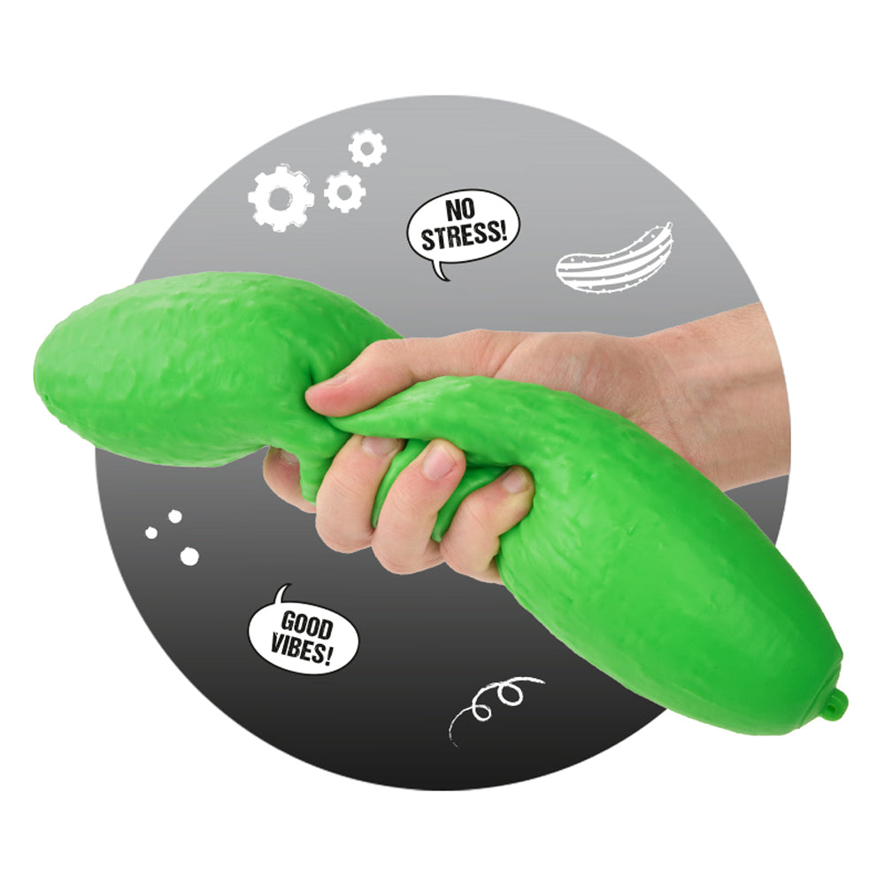 Trendhaus XXL Anti-Stress-Gurke · 31 cm
