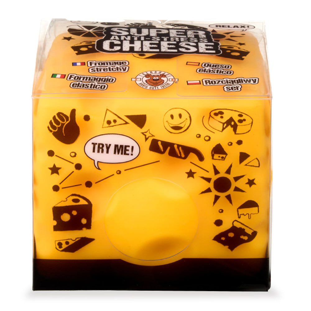 Trendhaus XXL Anti-Stress-Käse · Squishy zum Knautschen