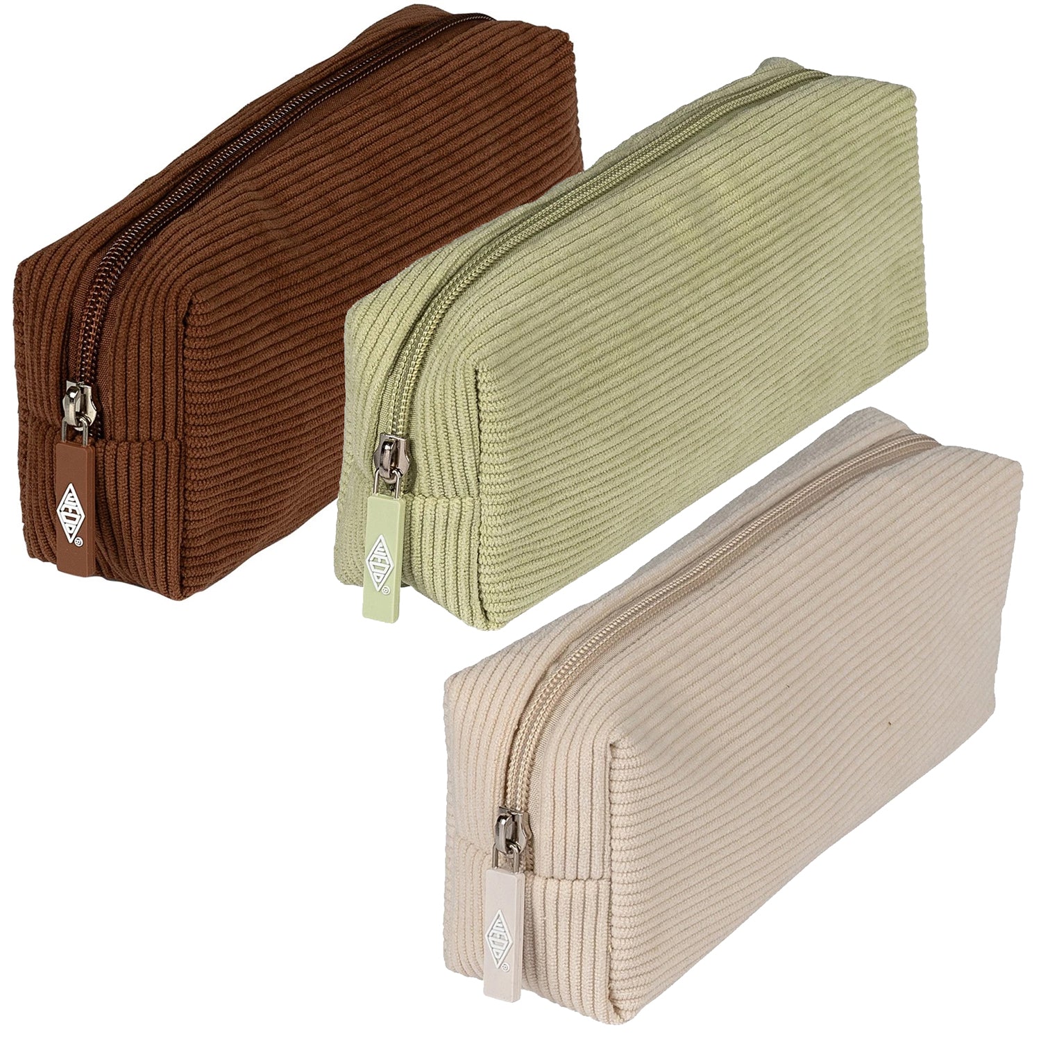 WEDO Schlamper-Etui · Cord · rechteckig · mit Reißverschluss