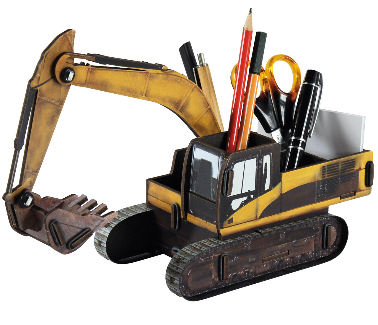 WERKHAUS Stiftebox Bagger aus Holz