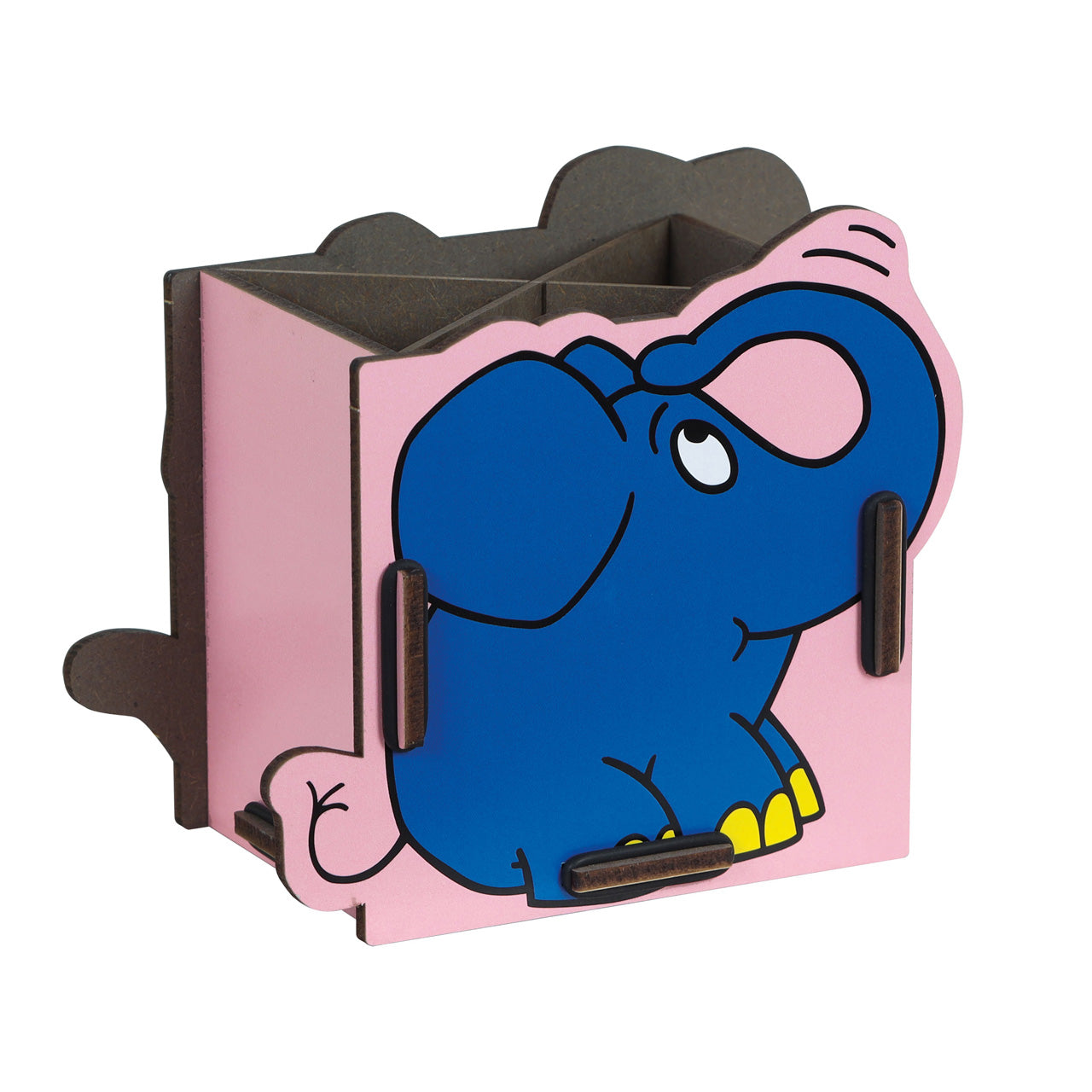 WERKHAUS-Stiftebox-Die-Maus-9827-blauer-Elefant-lafueliki