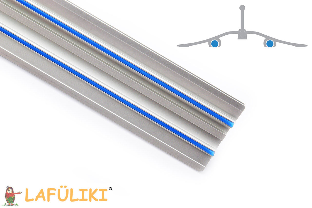 Wedo-Aluminium-Lineal-30-cm-ruschfest-rueckseite-Rutschsicherung-lafueliki