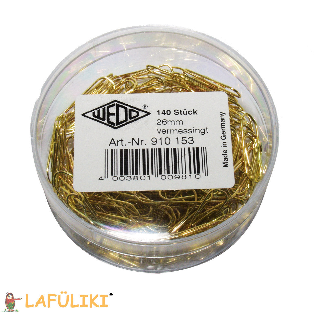 Wedo-Bueroklammern-26mm-dose-Gold-140-Stueck-lafueliki