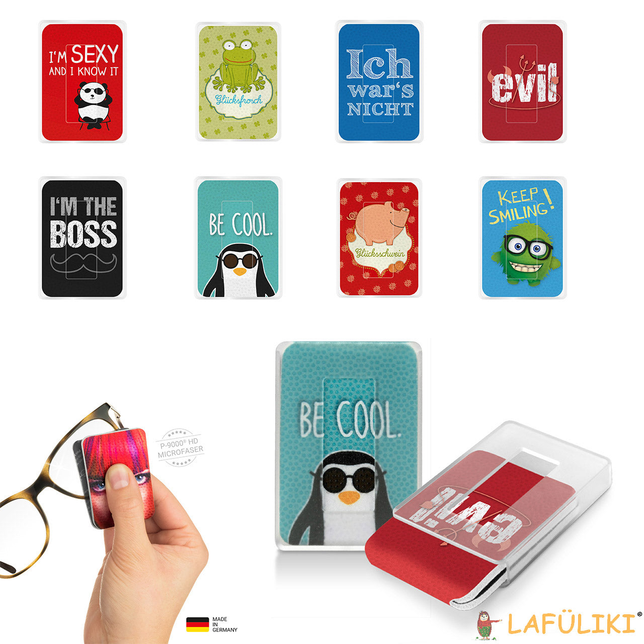 Wedo PocketCleaner zum reinigen von Brillen und Displays