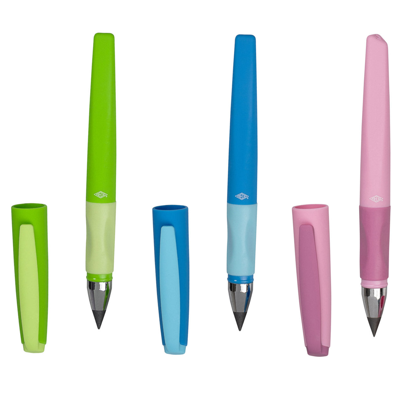Wedo-ewiger-Bleistift-blau-Forever-Pointy-HB-rosa-gruen-blau-online-kaufen-lafueliki