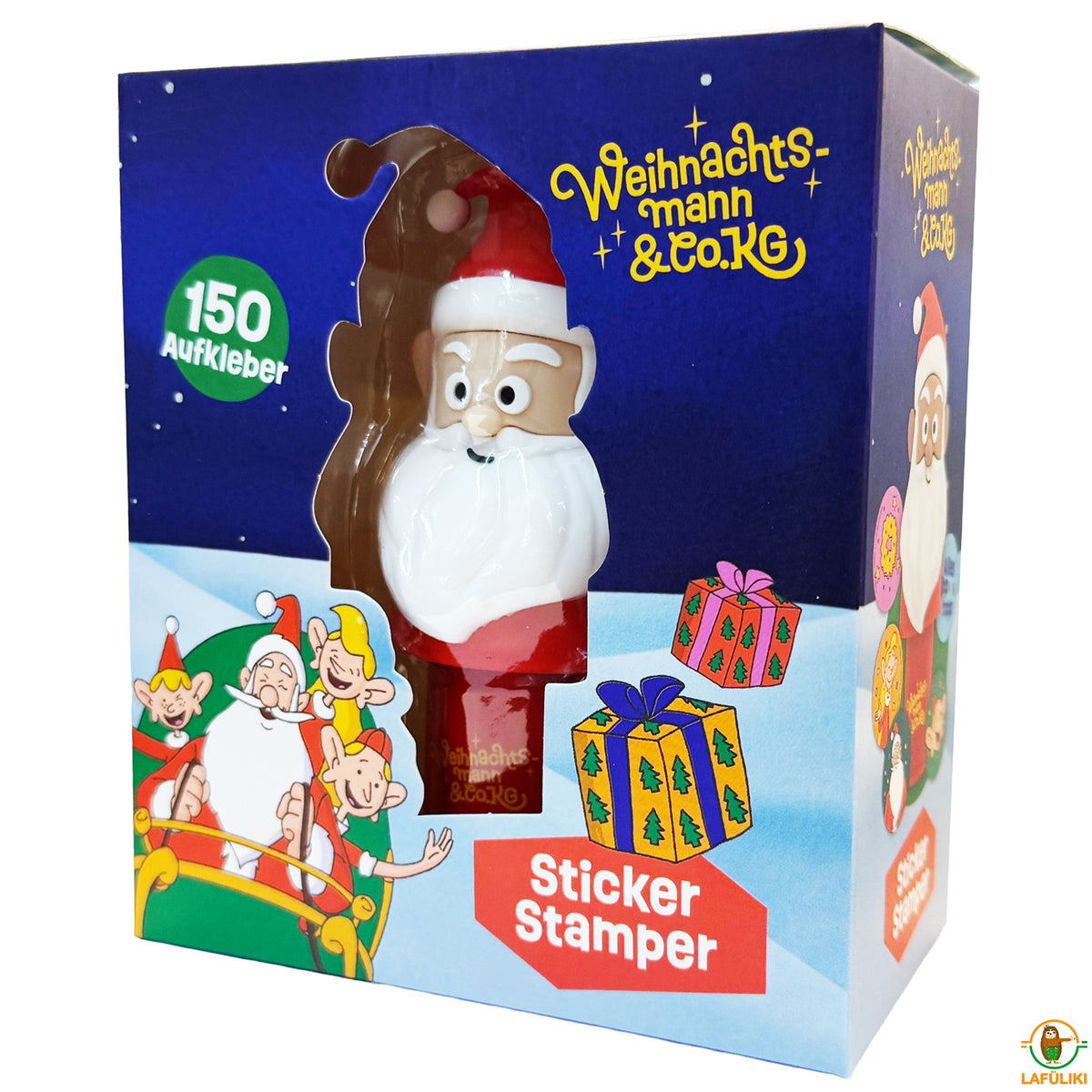 Weihnachtsmann & Co. KG Aufkleber-Stamper · 150 Weihnachtssticker