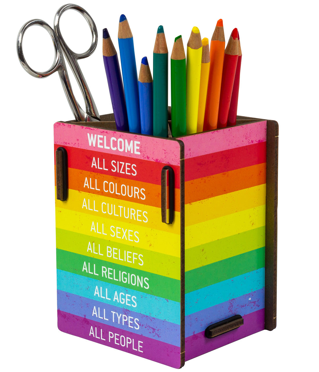 Werkhaus-Stiftebox-Stiftehalter-Welcome-Regenbogen-PP_8308-lafueliki