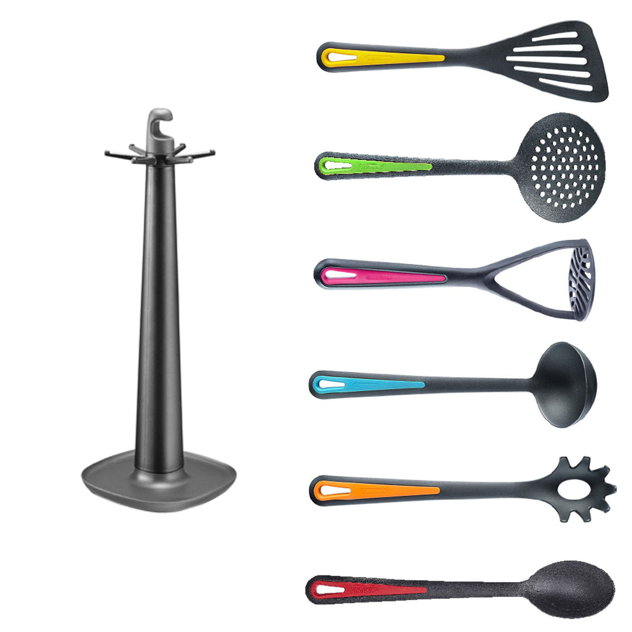 Westmark-Kuechenhelfer-Set-Gallant-7-teilig-mit-Drehstaender-colour-Edition-29972270-lafueliki