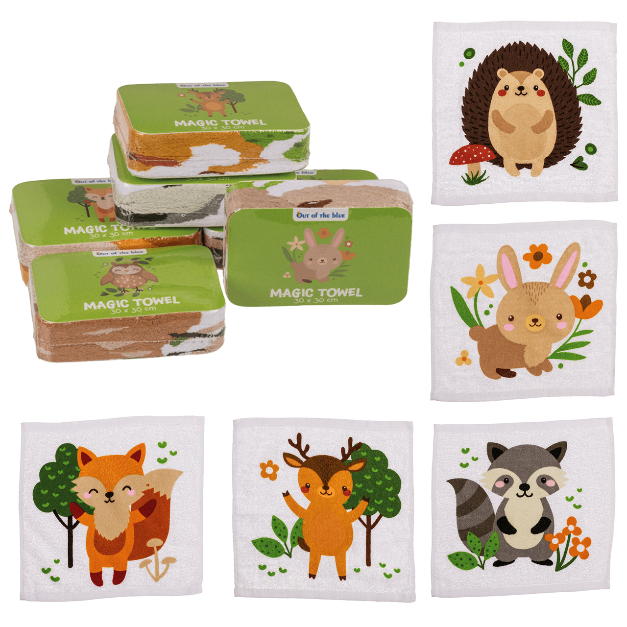 Zauberhandtuch-Magic-Towel-30x30cm-Waldtiere-Out-of-the-blue-40298811474110-online-kaufen-lafueliki