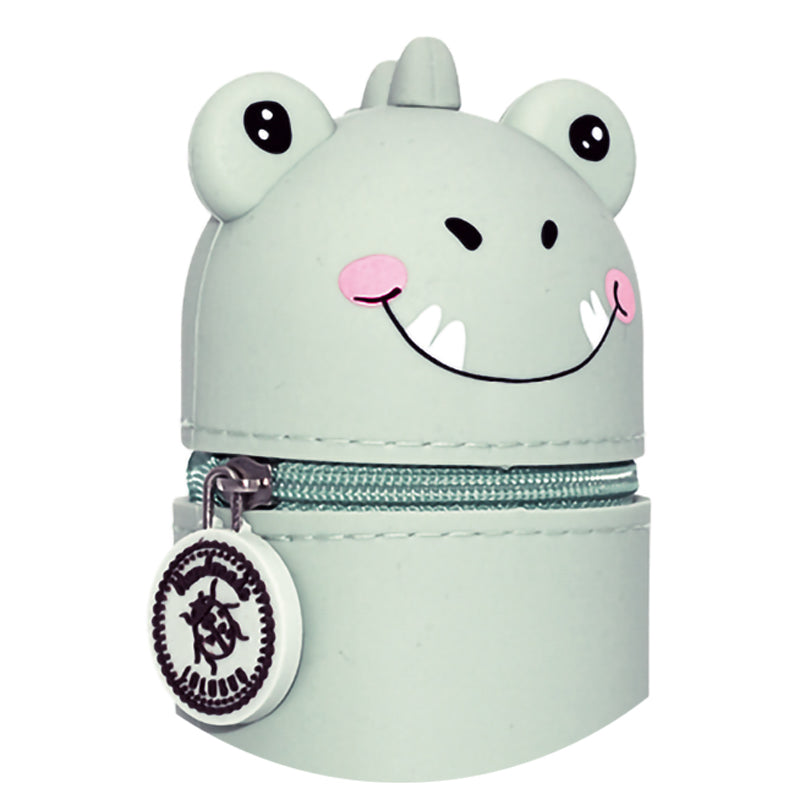 bell-trade-federmaeppchen-2in-25611-Dino-Rexy-gruen-silikon-schule-stiftekoecher-lafueliki