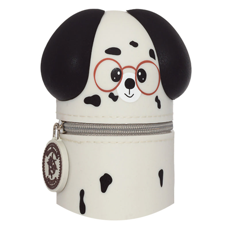 bell-trade-federmaeppchen-2in1-motiv-hund-dr-dog-schwarz-grau-silikon-schule-stiftekoecher-lafueliki