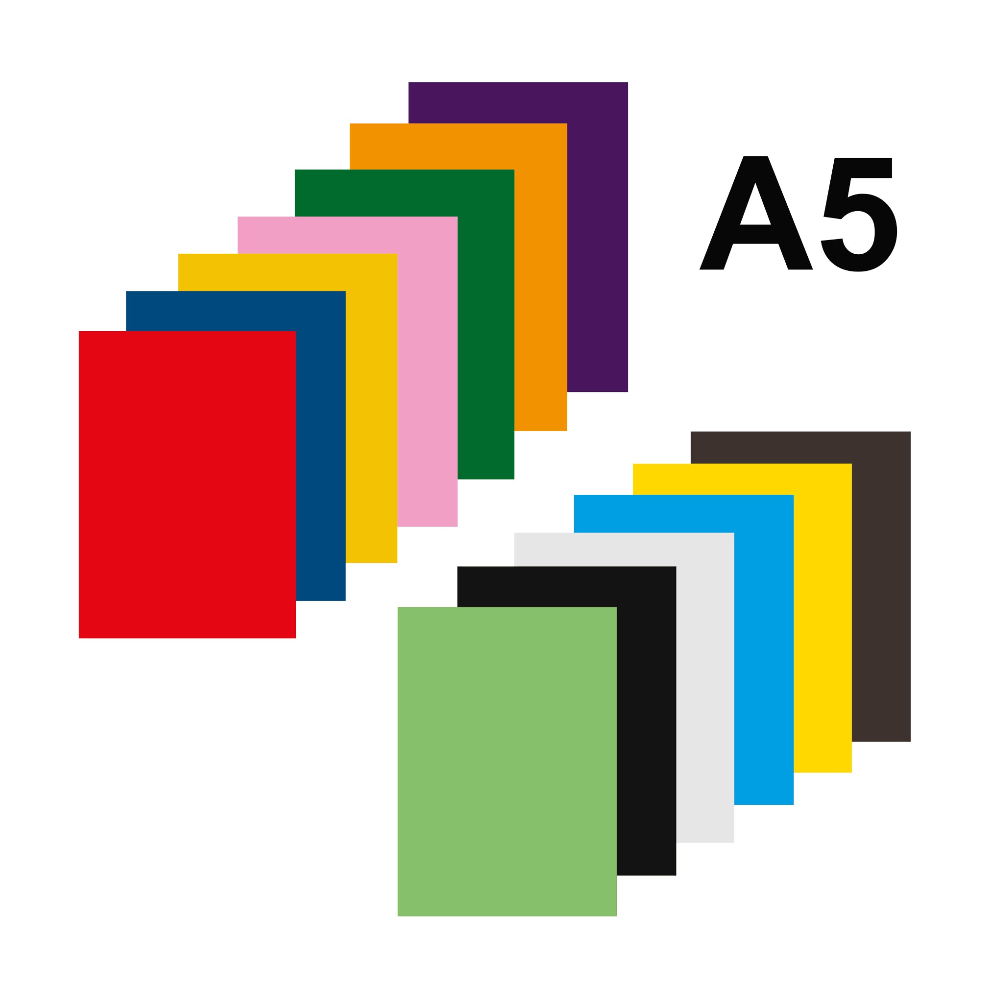 Brunnen Hefthülle - Heftschoner - gedeckt - für DIN A5