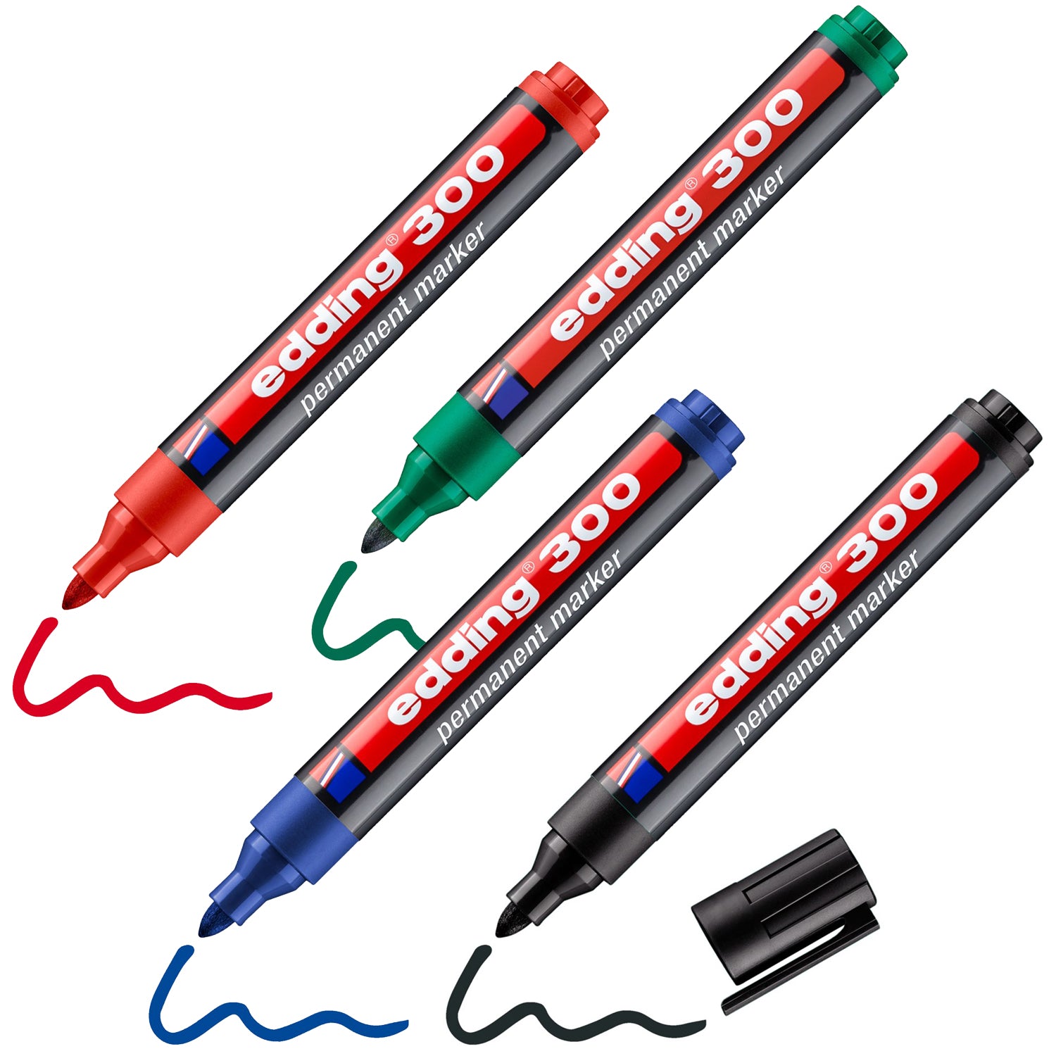 edding 300 Permanetmarker · 1,5-3 mm · Wasserfest