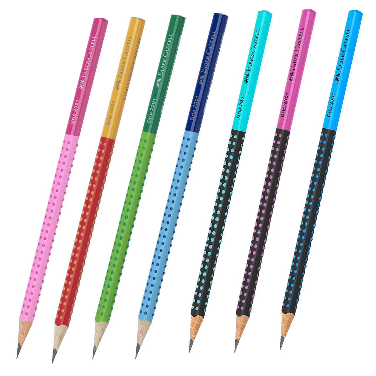 Faber-Castell Grip 2001 Bleistift HB · dünn · Two Tone · Dreikant