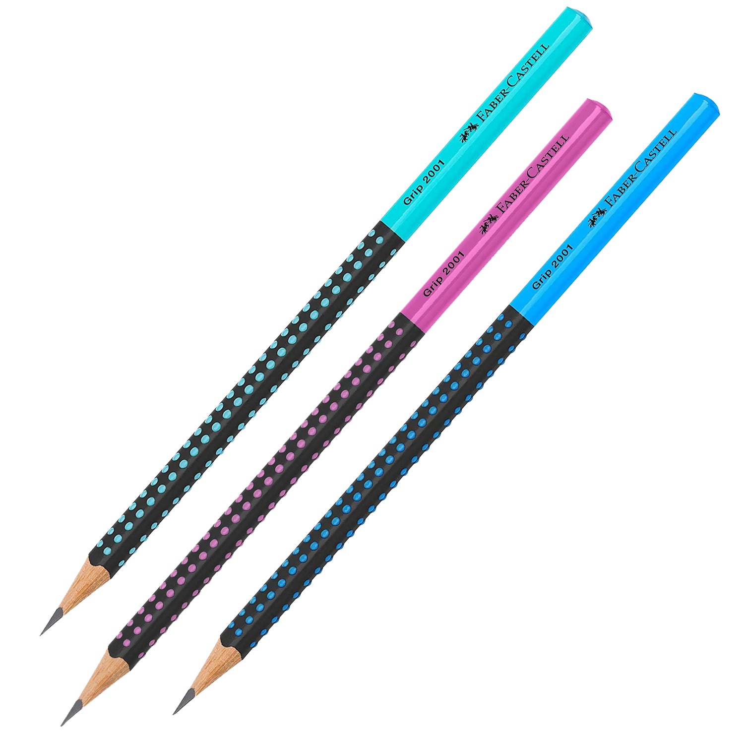 Faber-Castell Grip 2001 Bleistift HB · dünn · Two Tone · Dreikant