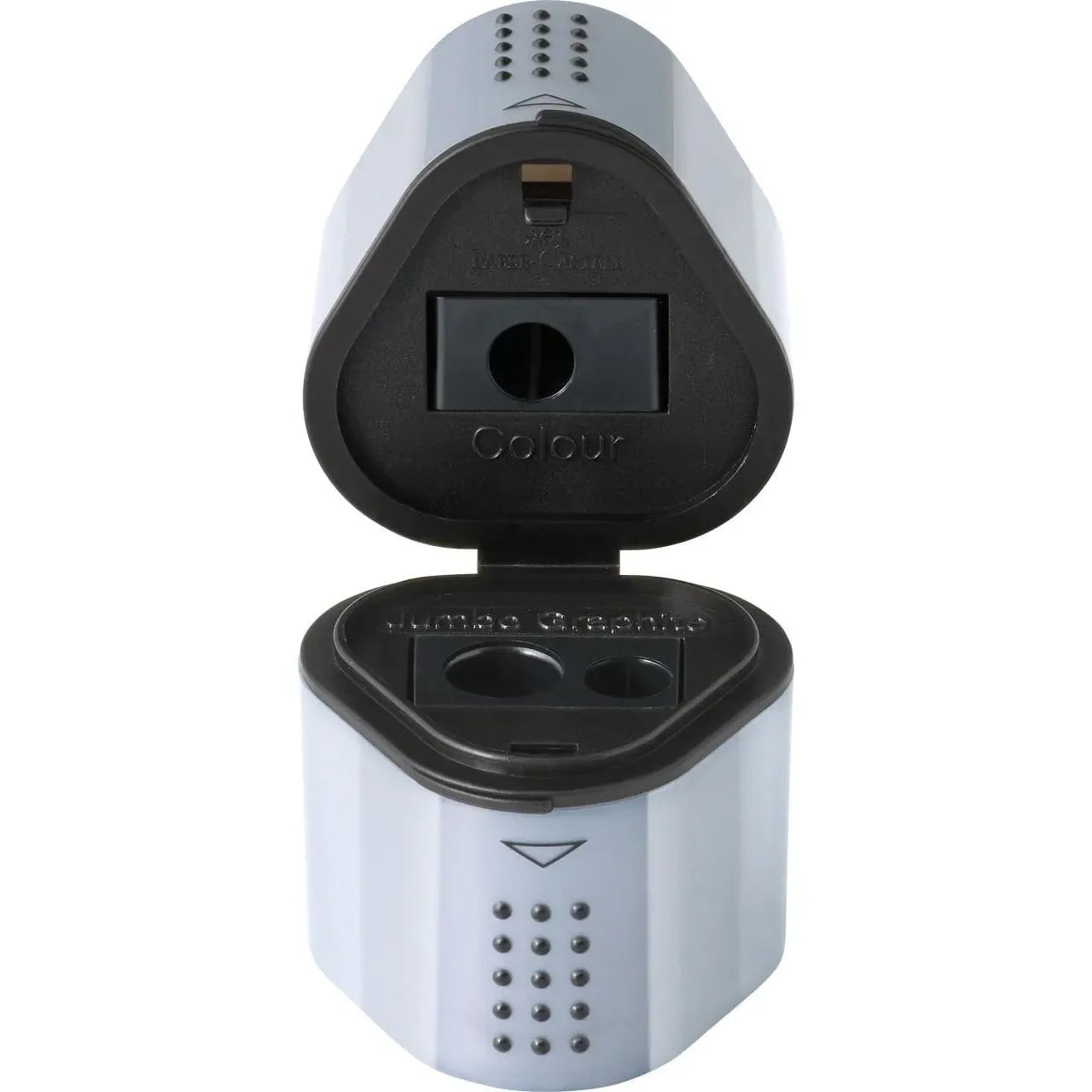 faber-castell-dosenspitzer-3-fach-grip-2001-grau-4005401838005