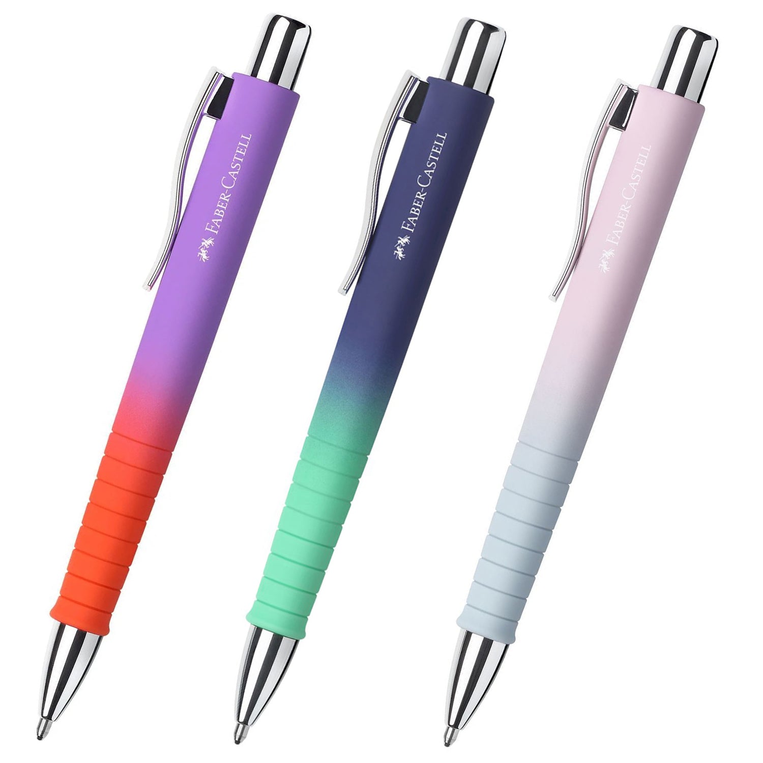 Faber-Castell Kugelschreiber Poly Ball · XB · Flow Edition · Farbverlauf