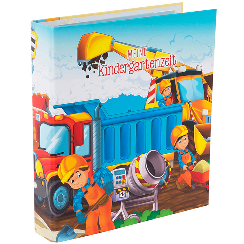 goldbuch-Sammelordner-Kindergartenzeit-A4-Baustelle-kindergarten-ordner-lafueliki