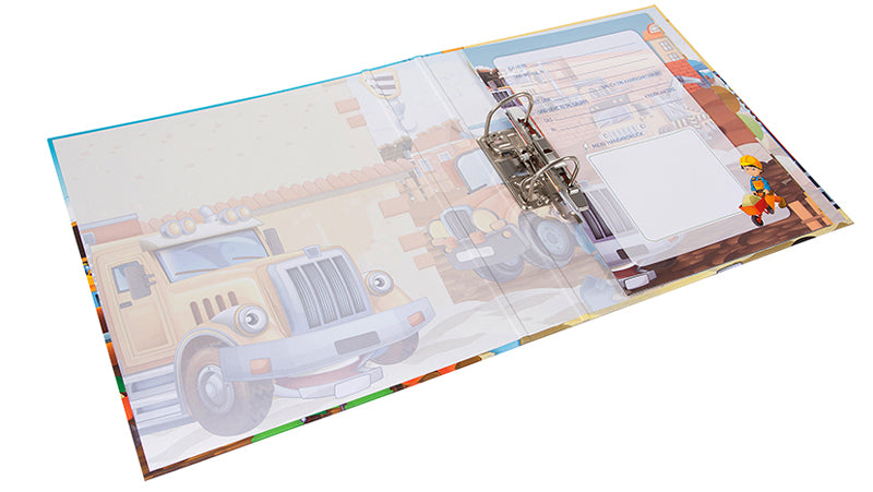 goldbuch-Sammelordner-Kindergartenzeit-A4-Baustelle-kindergarten-ordner-offen