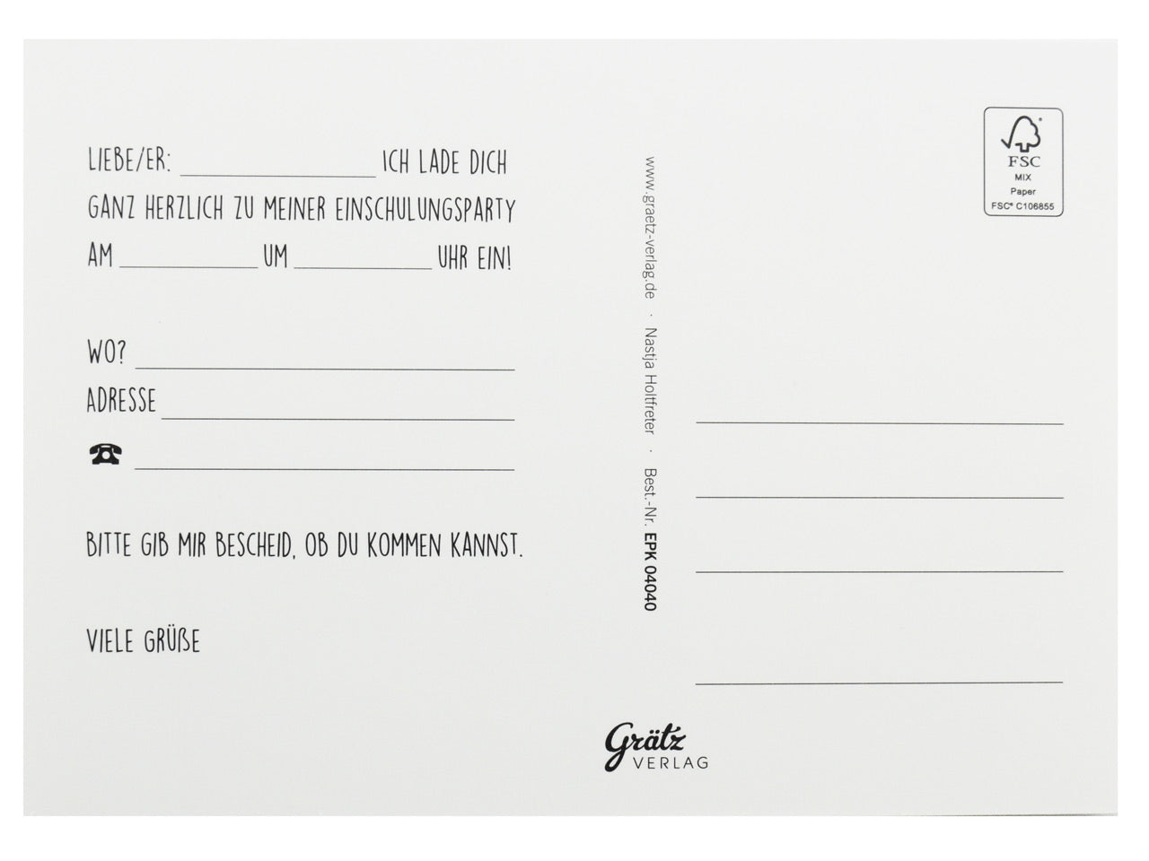 greatz-verlag-Postkarte-Set-Einladung-zum-Schulanfang-Einschulung-rueckseite-04040-lafueliki