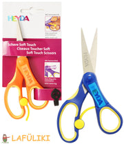 heyda-Rechtshaender-Schere-Soft-Touch-spitz-mit-Feder-lafueliki