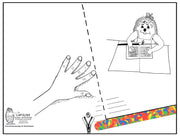LAFÜLIKI Rechtshänder Schreibunterlage für die Schule Igel 5040 Schreibtischunterlage