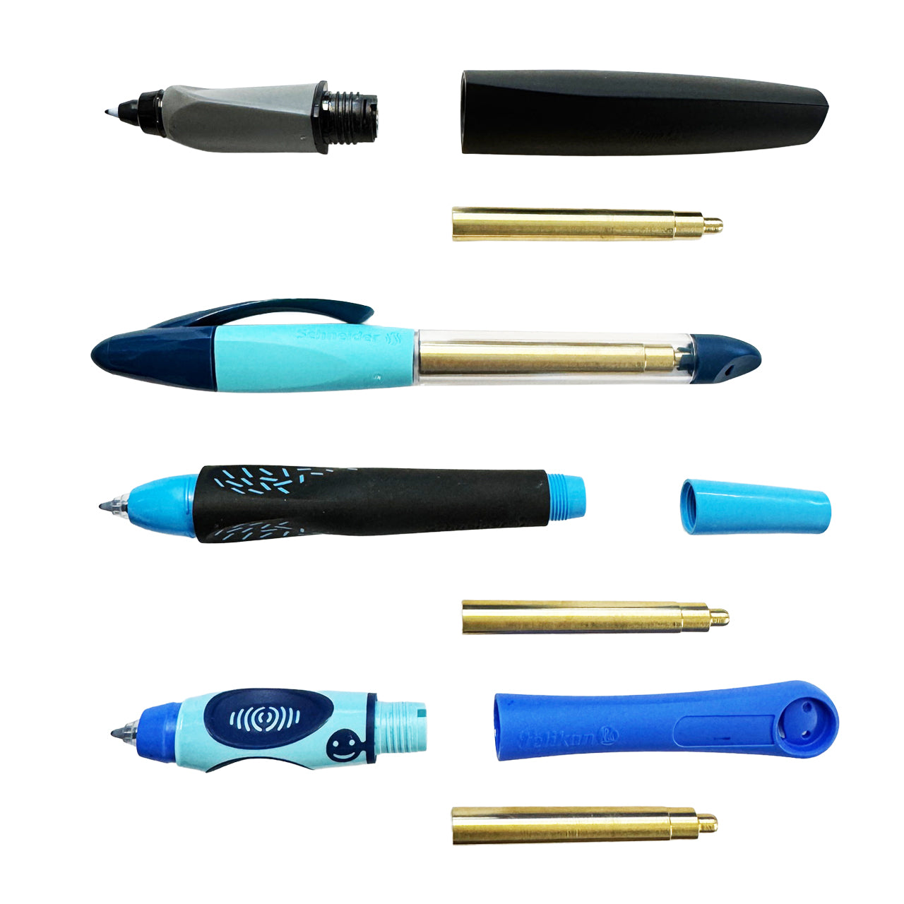 Tirogi Tintenrollergewicht aus Messing in Patronenform