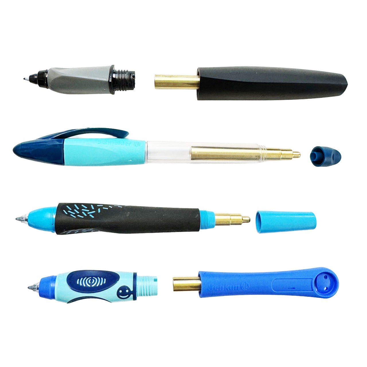 Tirogi Tintenrollergewicht aus Messing in Patronenform