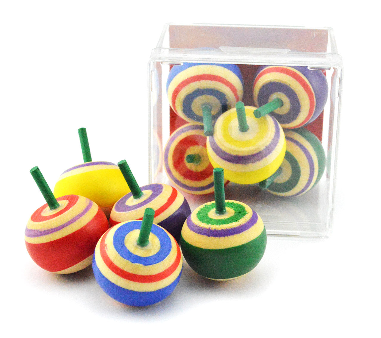 mini-Holzkreisel-5er-Set-Wendekreisel