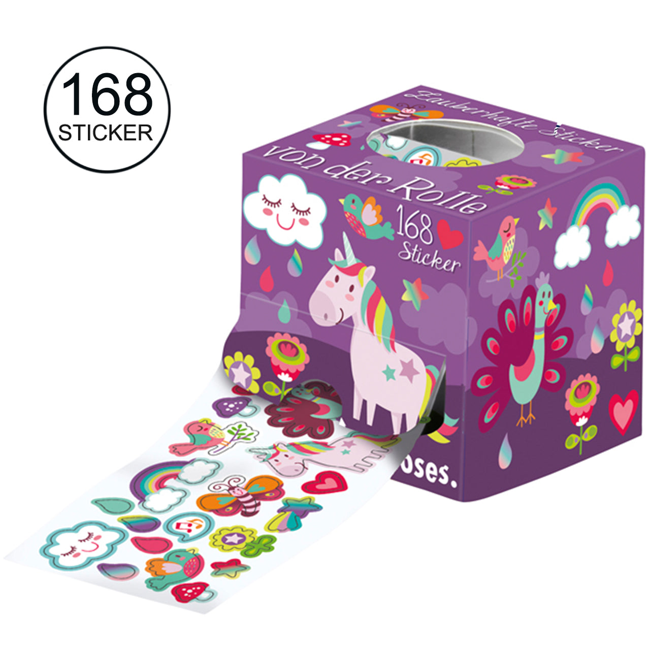 moses-Sticker-von-der-Rolle-fuer-Kinder-Einhorn-168-stueck-30787-online-kaufen-lafueliki