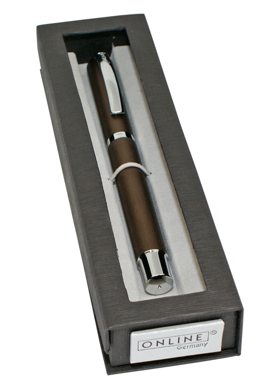 online-Fueller-Tintenroller-Vision-braun-rechts-linkshaender-ovp