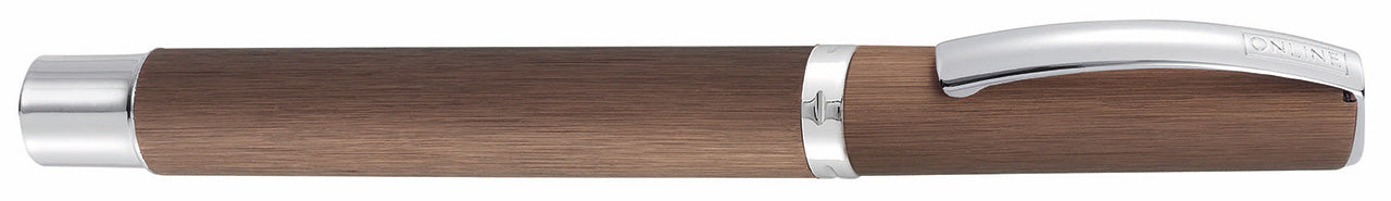 online-Fueller-Tintenroller-Vision-braun-rechts-linkshaender