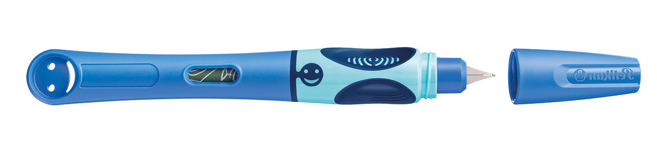 pelikan_griffix_fueller_blau-bluesea_linkshaender_offen