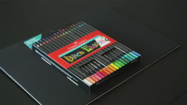 Video laden: Faber-Castell Black Edition 12er · Neon-Pastell · Buntstifte