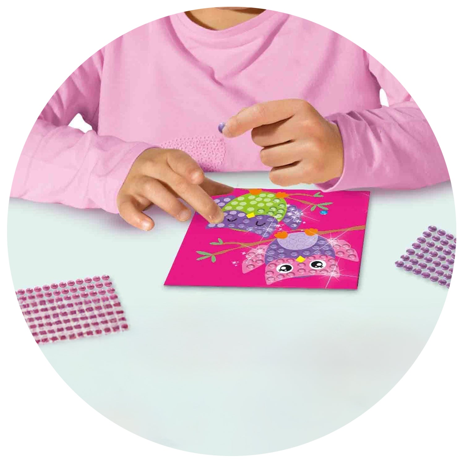 SES Creative Diamanten Mosaike Bastelset · für Kinder ab 4 Jahre