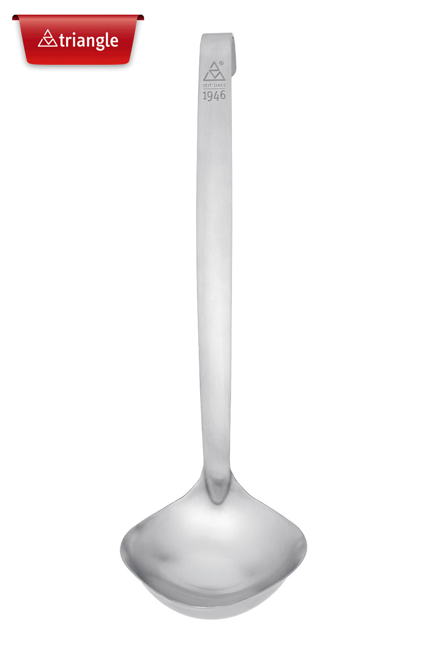 triangle Suppenkelle · 1946 · aus Edelstahl · online kaufen – LAFÜLIKI