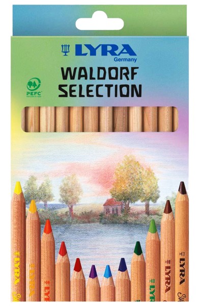 LYRA Super Ferby · Waldorf Selection · Natur · 12er Set · Buntstifte