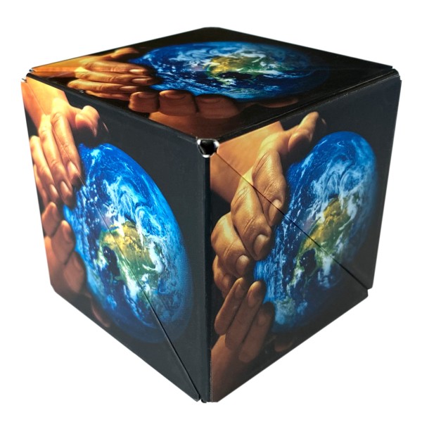 GeoBender® Cube - 3D Würfel - WORLD