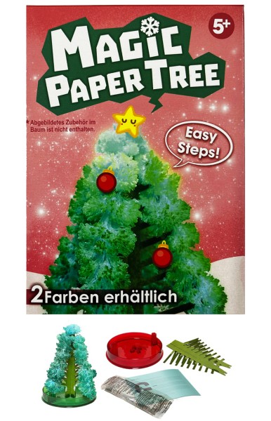FUN TRADING Magic Paper Tree · Kristallwunder-Weihnachtsbaum