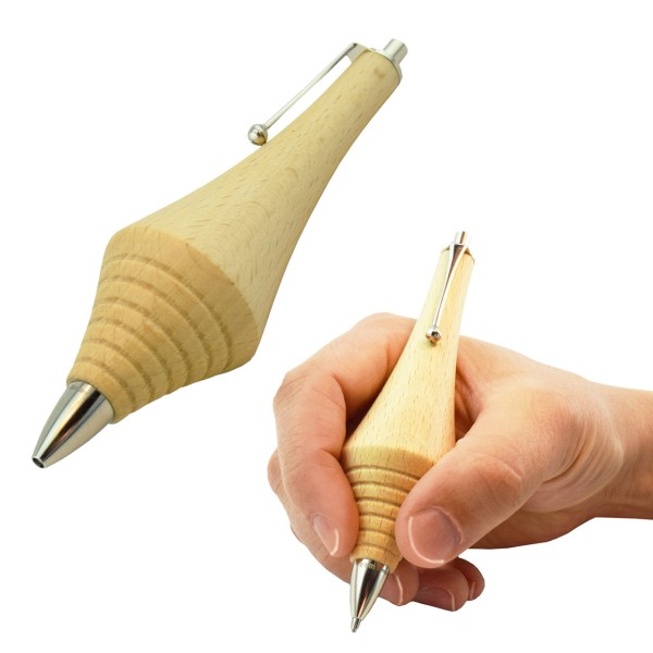 LAFÜLIKI Ergo-Kugelschreiber aus Holz