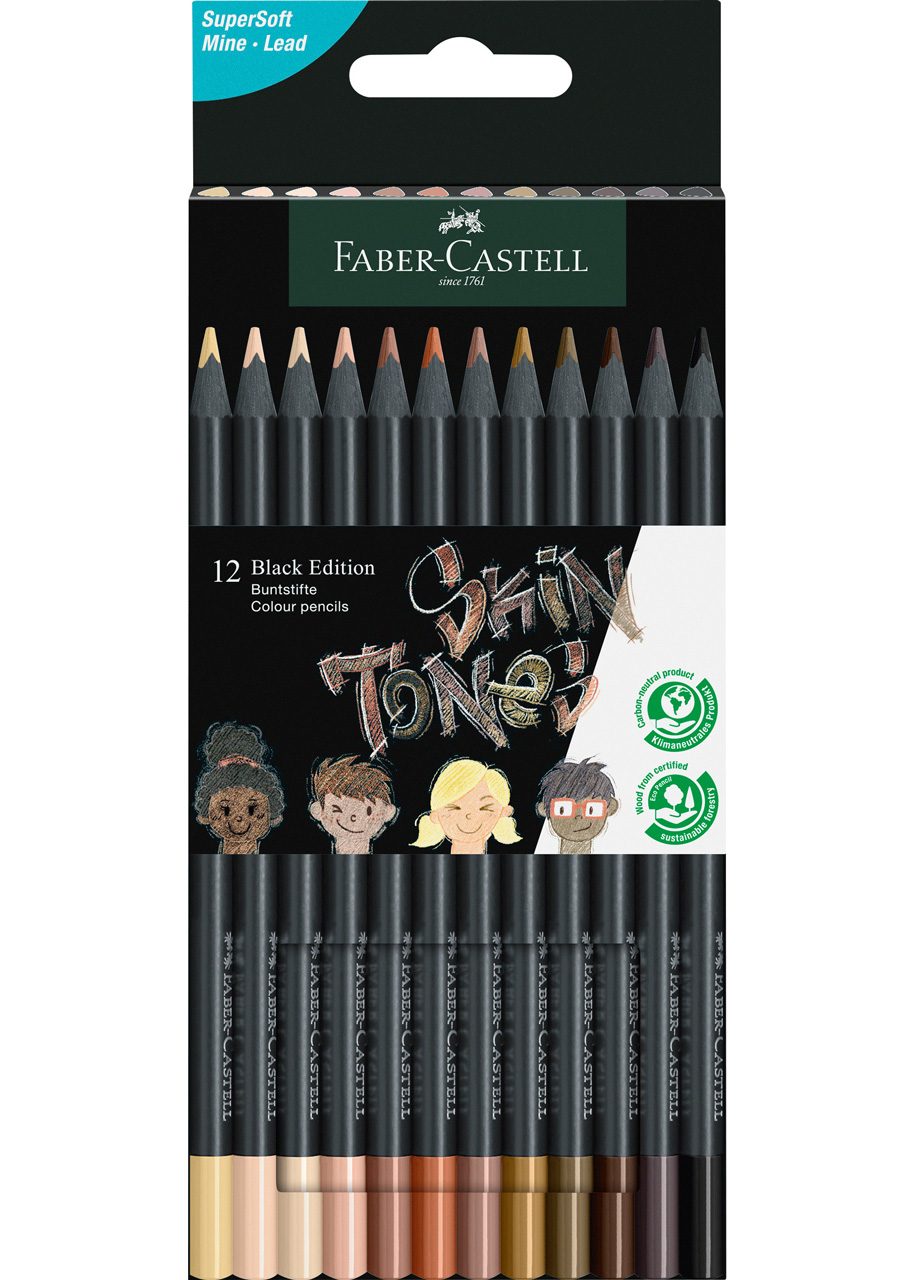 Faber-Castell-Buntstifte-Black-Edition-12er-braun-Farbstifte-507170-online-kaufen-lafueliki