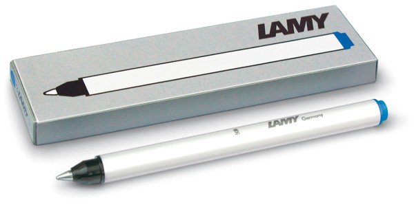 LAMY - Tintenroller-Patrone T 11 - blau löschbar