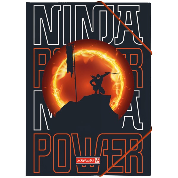 Brunnen Sammelmappe A4 · Ninja Power · aus Kunststoff