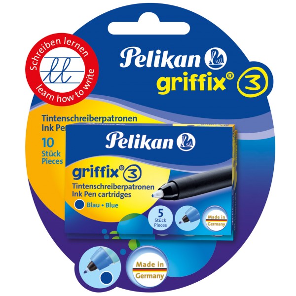 Pelikan Griffix® Tintenschreiber Patronen - 2 x 5er Pack