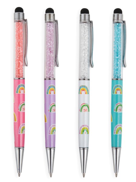 Trendhaus Kugelschreiber mit Touchpen Glitterstone