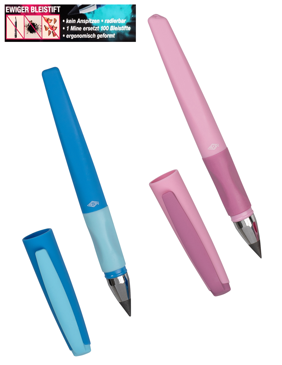 Wedo-ewiger-Bleistift-blau-rosa-Forever-Pointy-HB-421299-kaufen-lafueliki