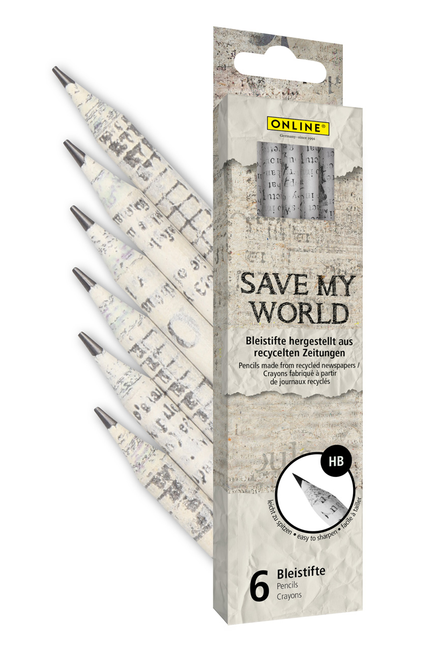 ONLINE-Bleistifte-HB-6er-Set-aus-recyceltem-Zeitungspapier-07919-kaufen-lafueliki