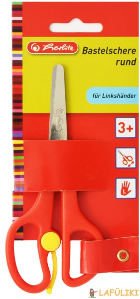 Linkshänder Bastelschere mit Feder 13 cm